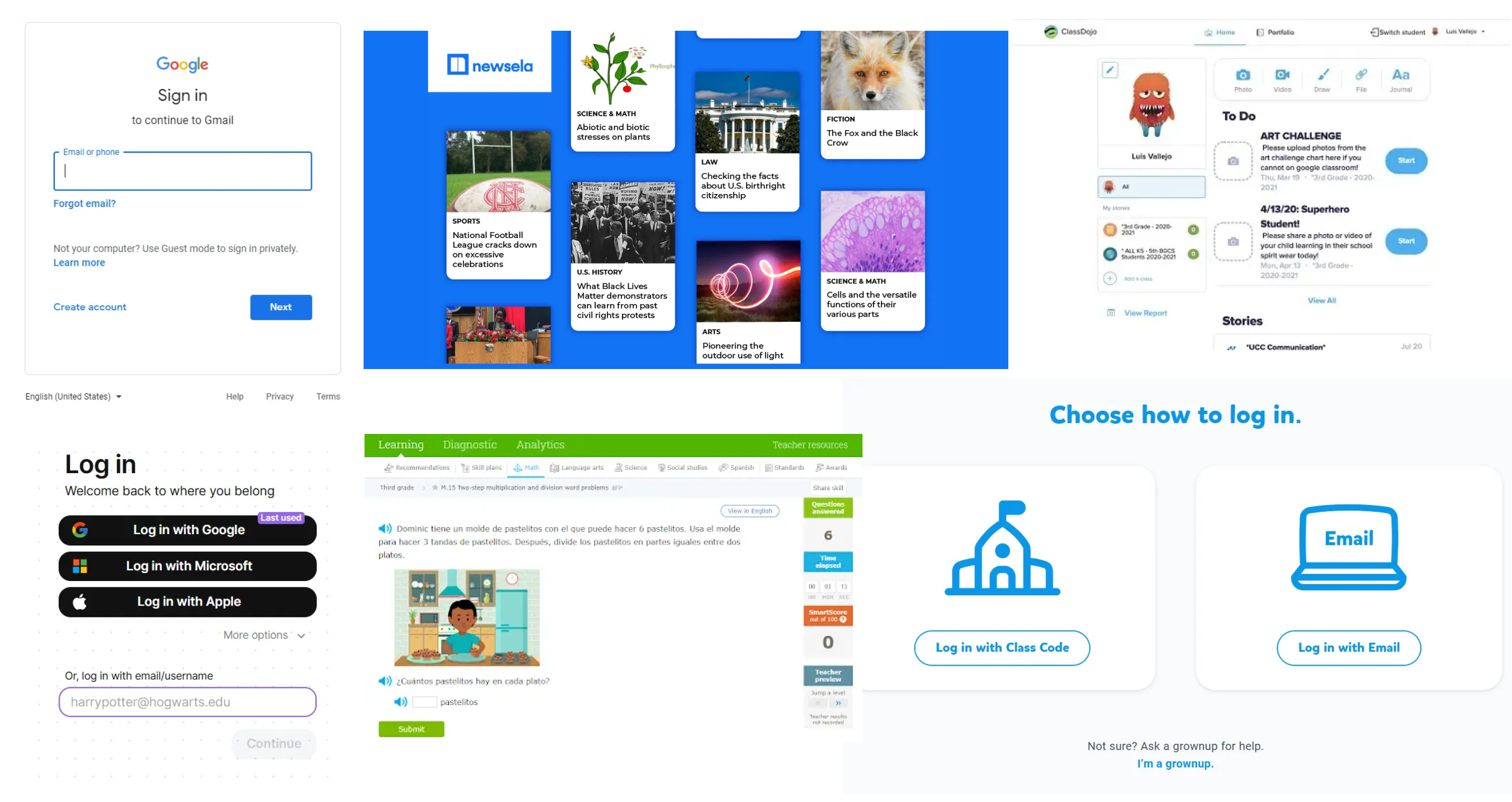 Complex platform interfaces designed for adults, not children