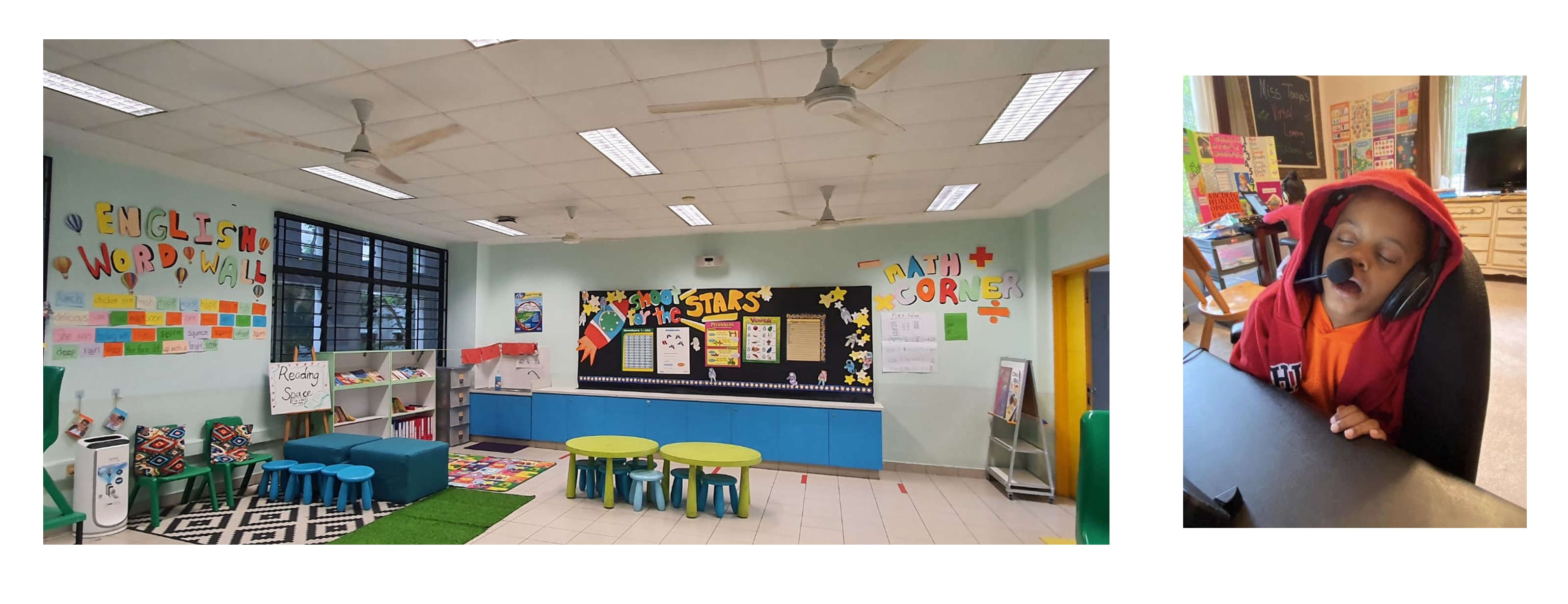 Physical classroom versus remote learning on Zoom