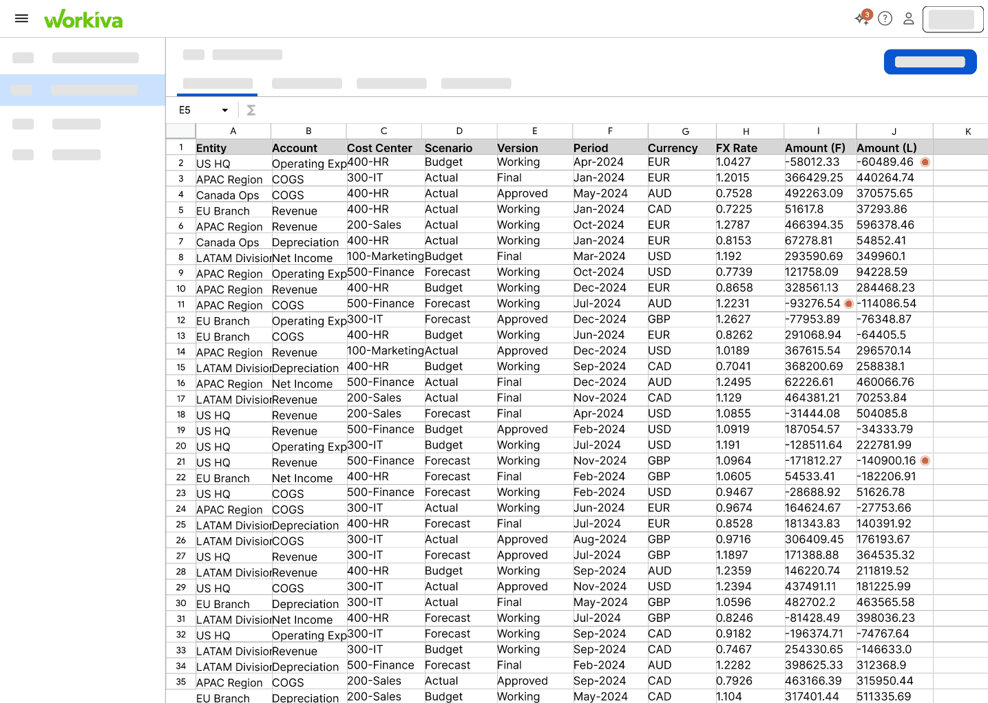 Animated demonstration of the spreadsheet anomaly detection flow